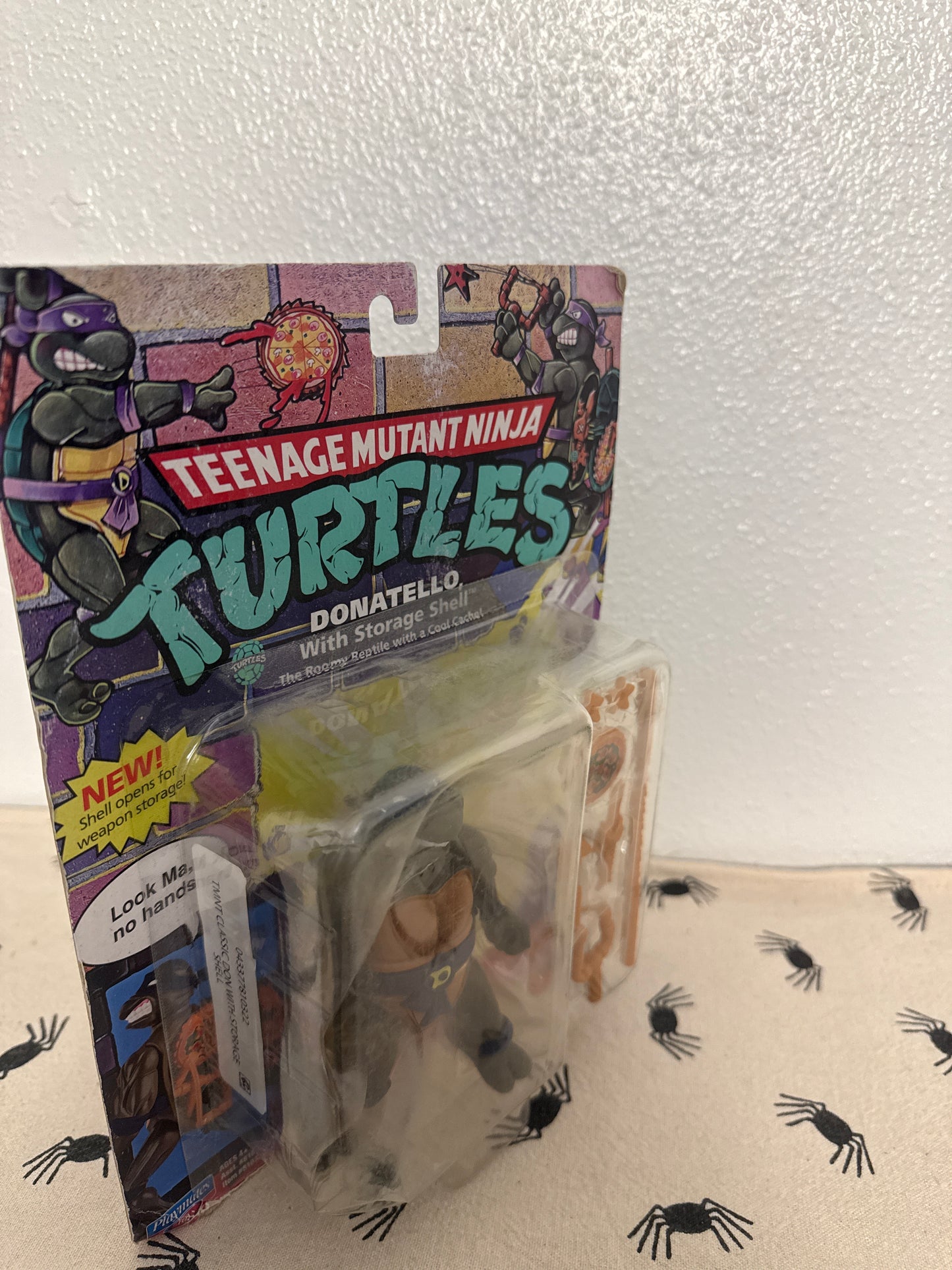 Teenage Mutant Ninja Turtles Donatello Storage Shell Action Figure Retro 2022(sun fade )(damaged package)