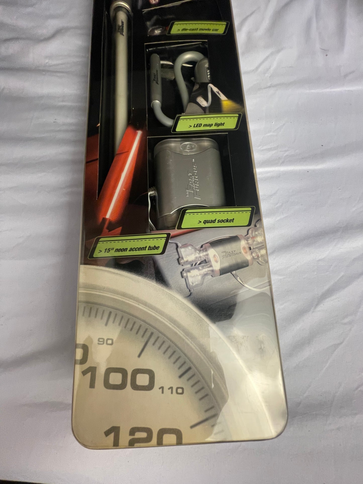 Streetglow Fast And The Furious 15' Accent Neon Interior Tube Light Combo Pack Set New In Package Sealed
