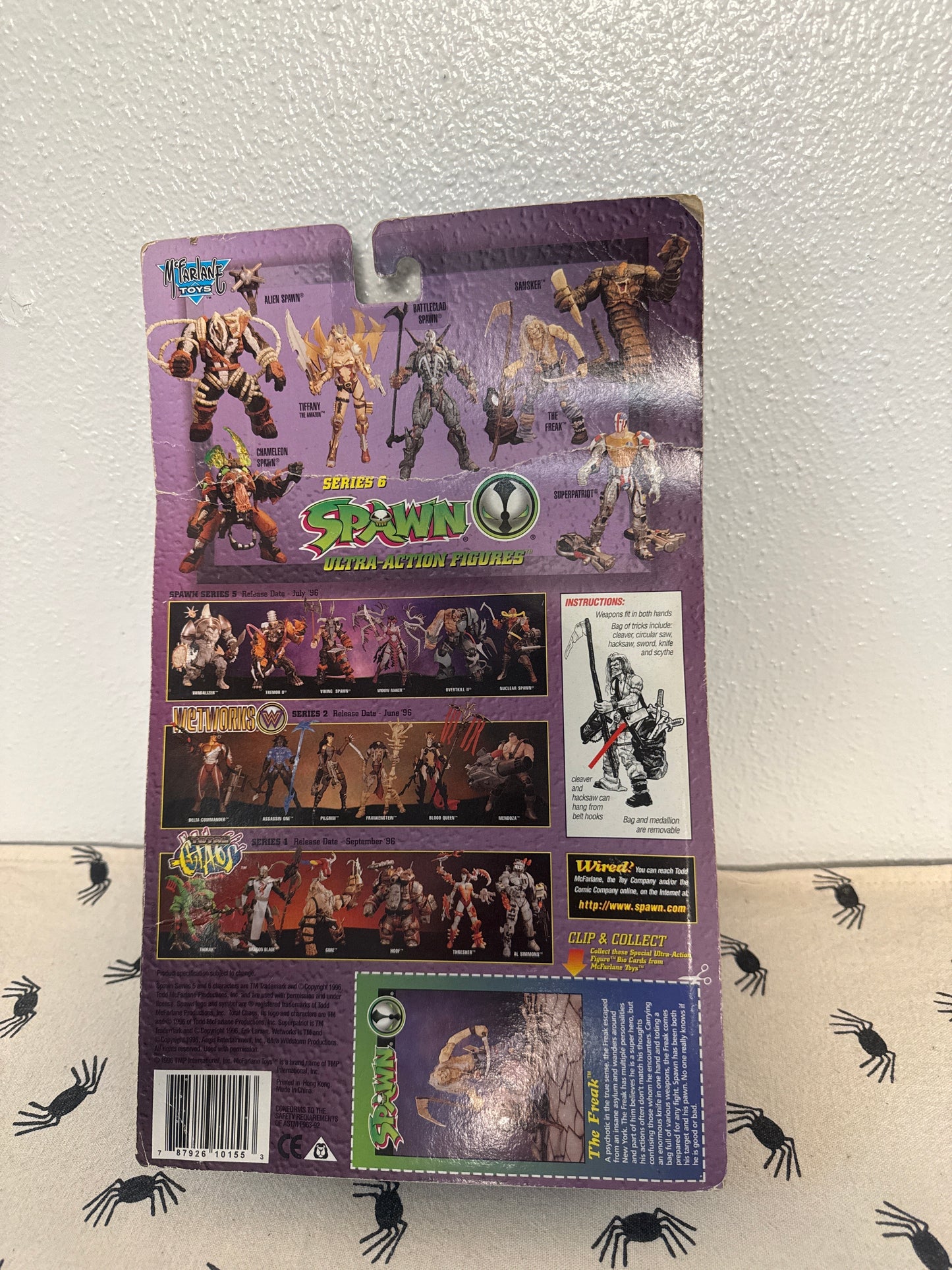 The Freak Spawn Figure 1996 McFarlane Toys Series 6 Sealed New MOC