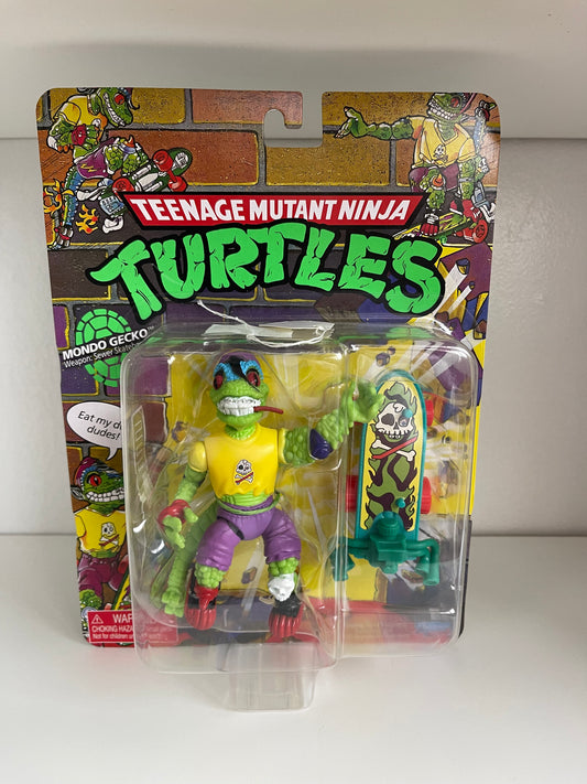TMNT Teenage Mutant Ninja Turtles MONDO GECKO Sewer Skateboard Playmates Retro