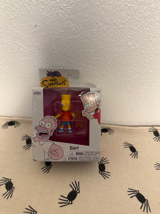 The Simpsons Bart Action Figure Jakks Pacific New In Box Collectible Toy(sun faded)(package damage )