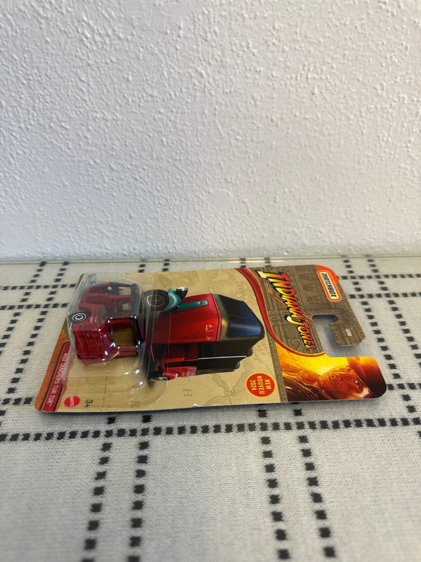 New! Matchbox 2024 MBX Indiana Jones 51/100 MBX Tangiers Tuk Tuk 2024 VHTF!(package damaged )