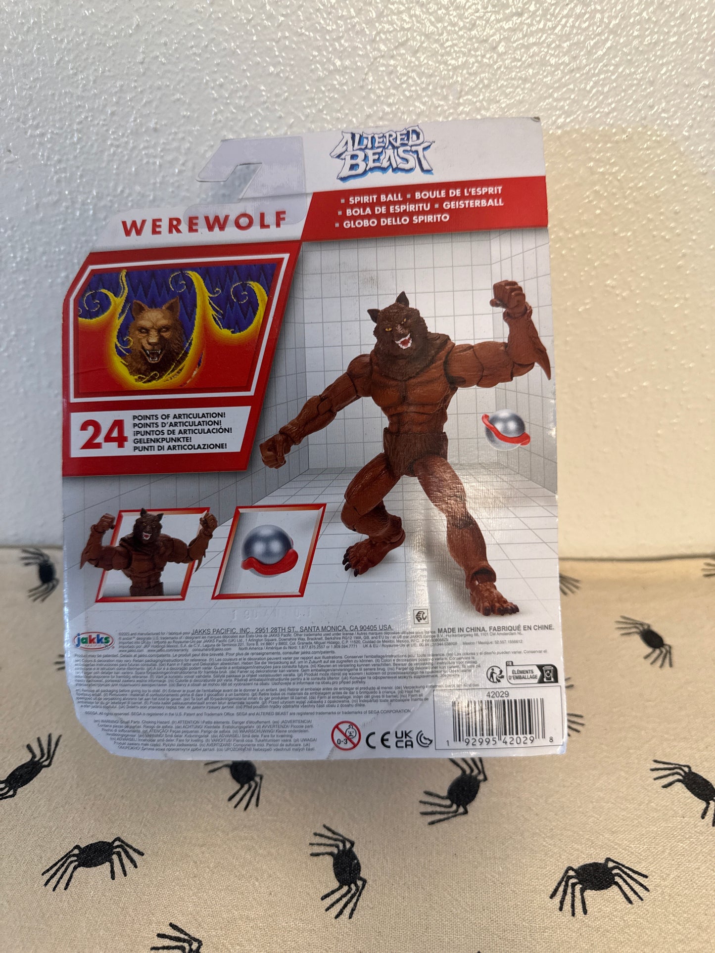 JAKKS Pacific Altered Beast Werewolf Action Figure New Sealed Sega(package damaged )
