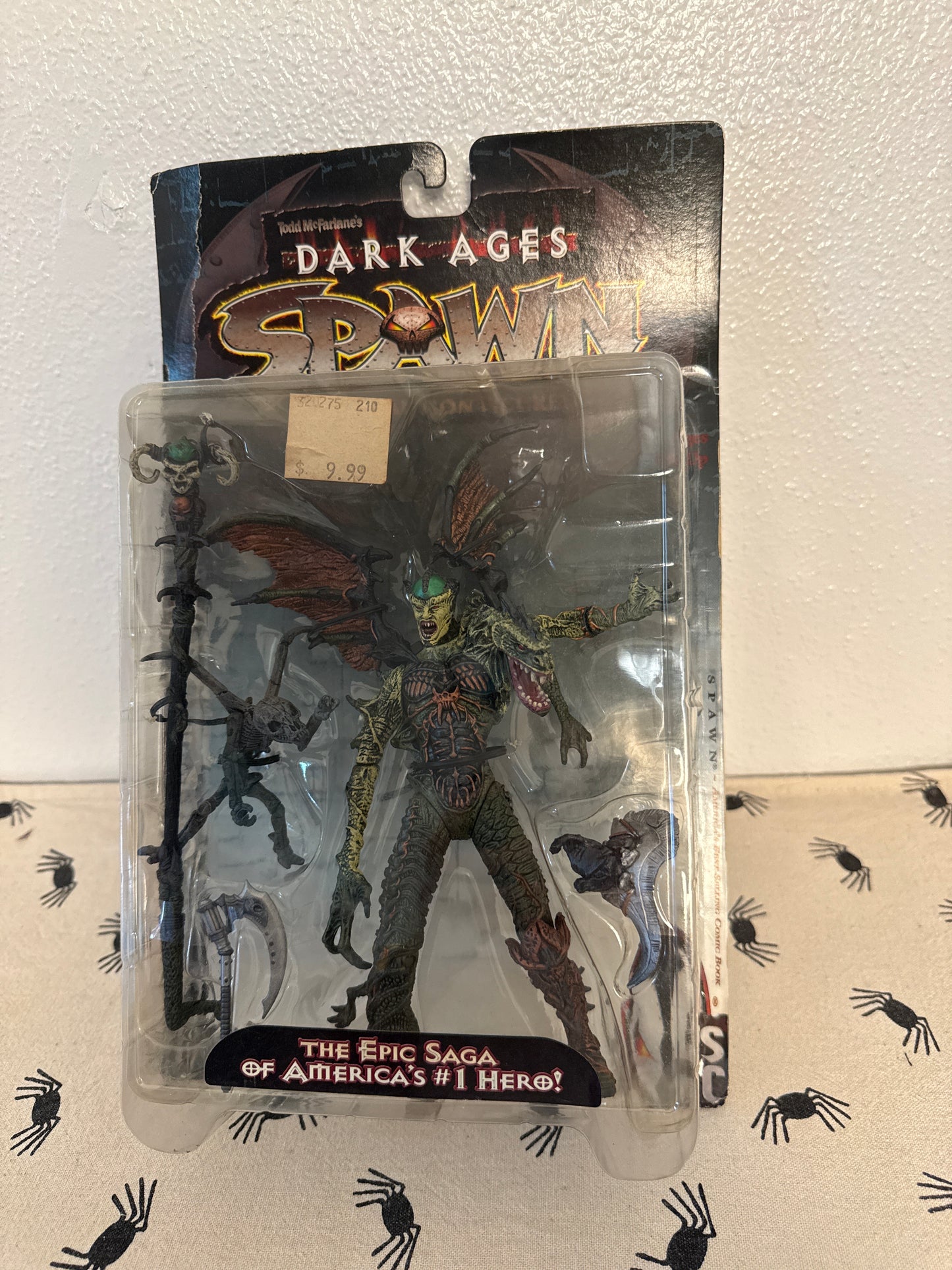 McFarlane Toys Spawn Dark Ages The Spellcaster Action Figure 1998 Series 11(package damaged )