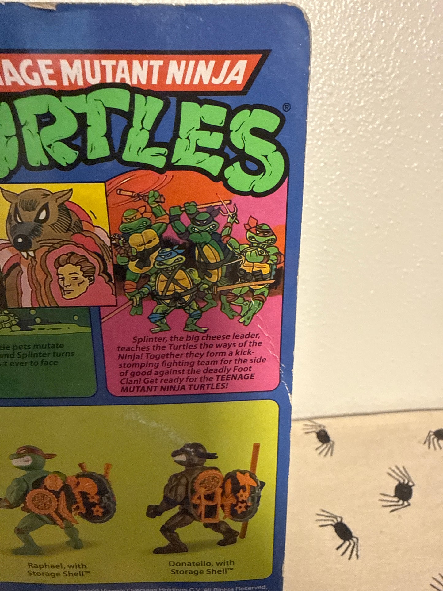 Teenage Mutant Ninja Turtles Donatello Storage Shell Action Figure Retro 2022(sun fade )(damaged package)