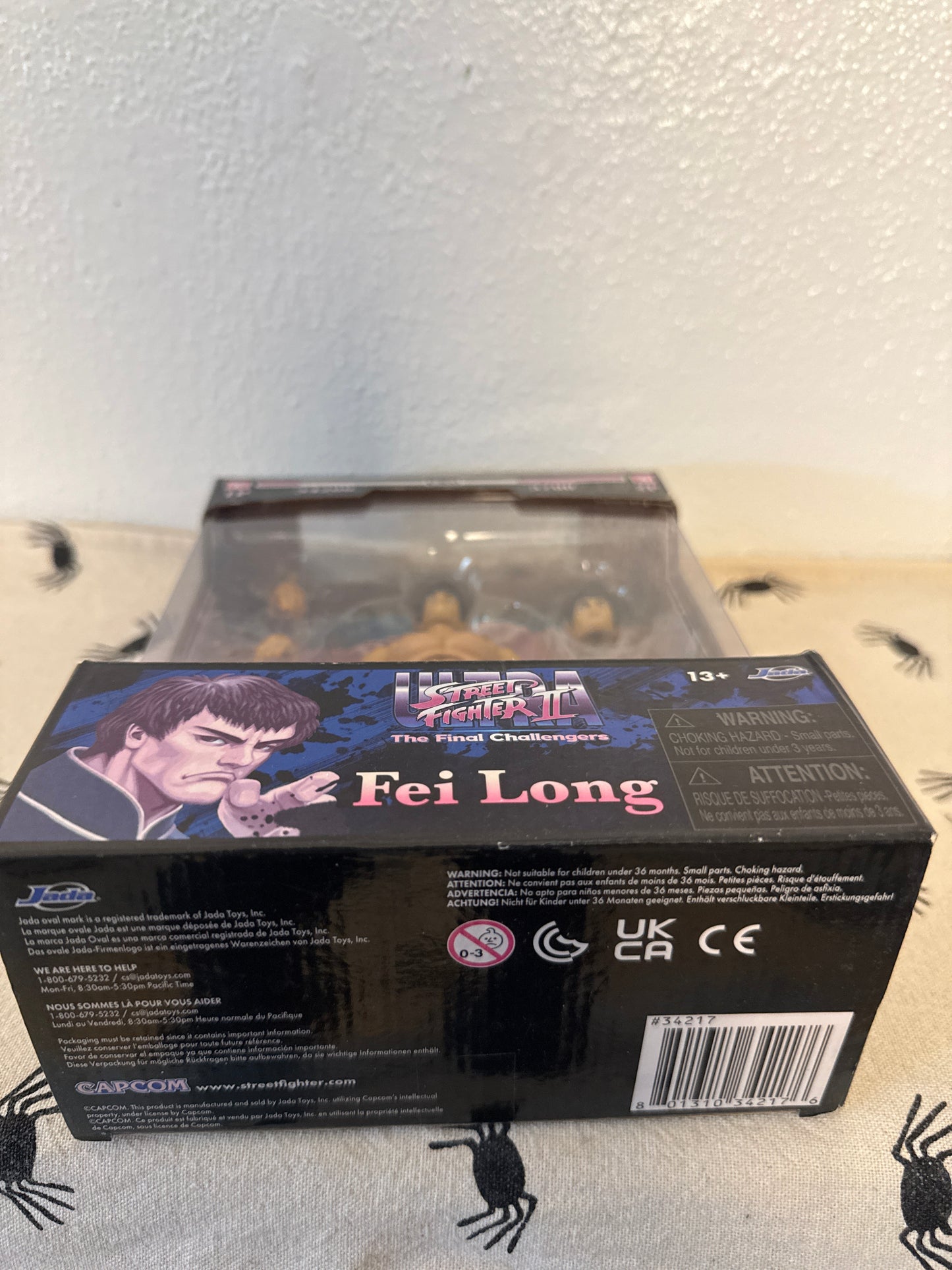 Street Fighter II- The Final Challengers (2025) FEI LONG 6" Figure w/Accessories(sun faded damage package )