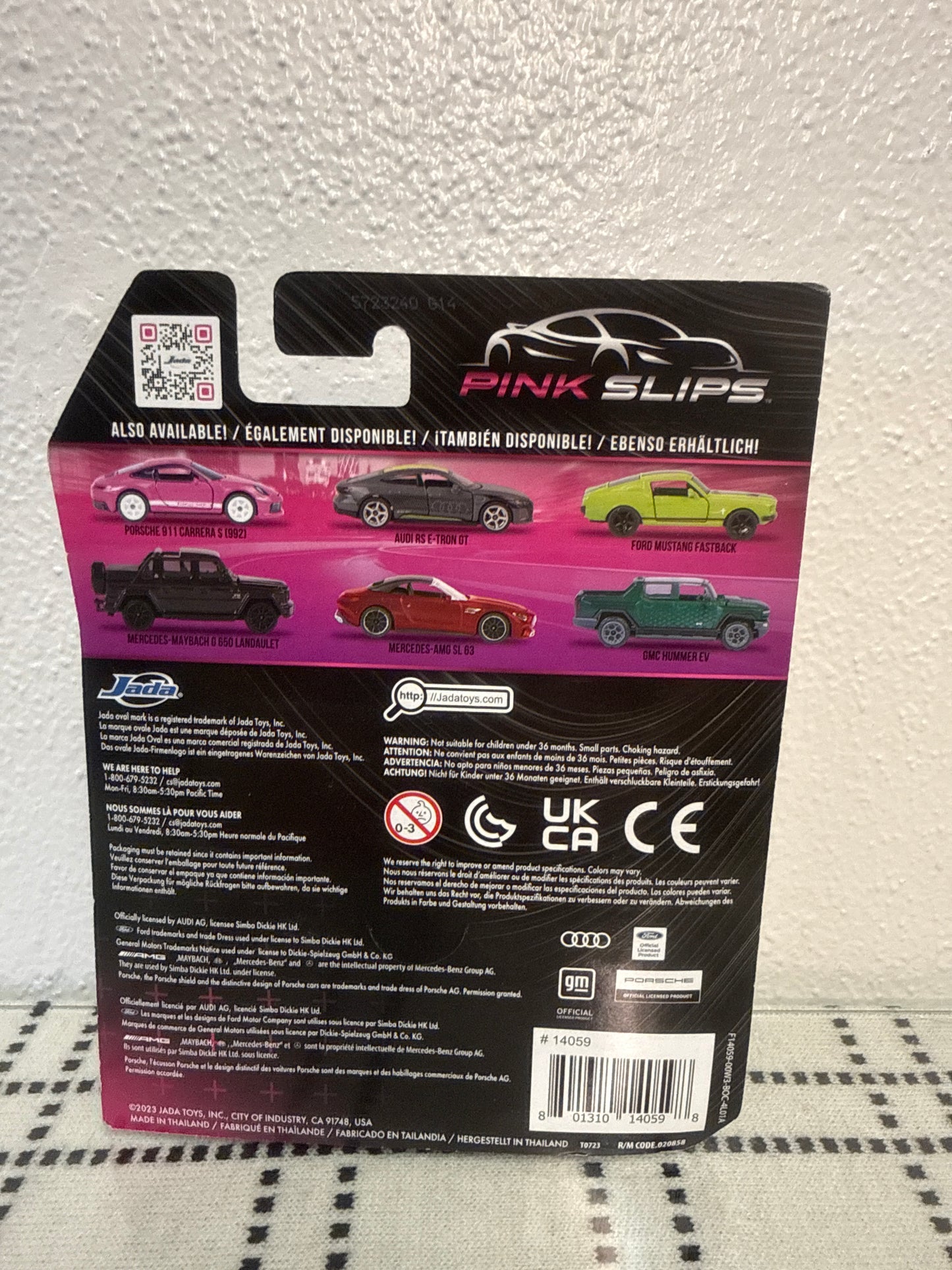 🔥Jada Toys Pink Slips PORSCHE 911 Carrera S 992 1:64 Pink🔥