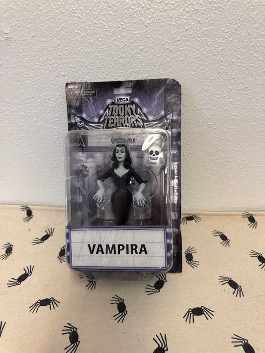 Neca Vampira Silver Screen Edition Toony Terrors 6 Inch Scale Action Figure(damage package )