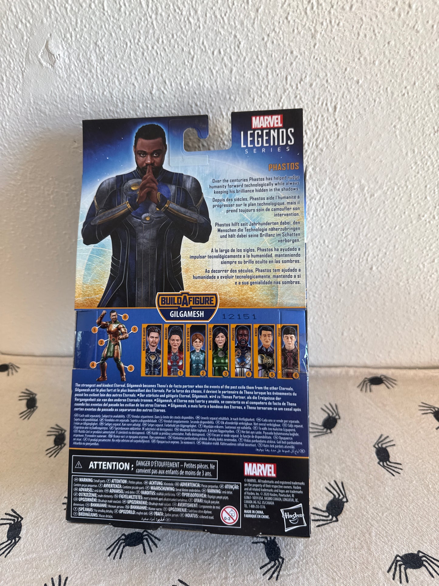 Phastos Eternals BAF Gilgamesh 6" Scale MARVEL LEGENDS Series NEW MIB