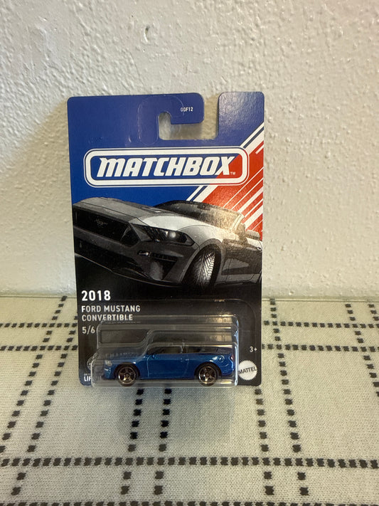 Matchbox Convertibles Series #5 2018 Ford Mustang Convertible 2024(damage package )
