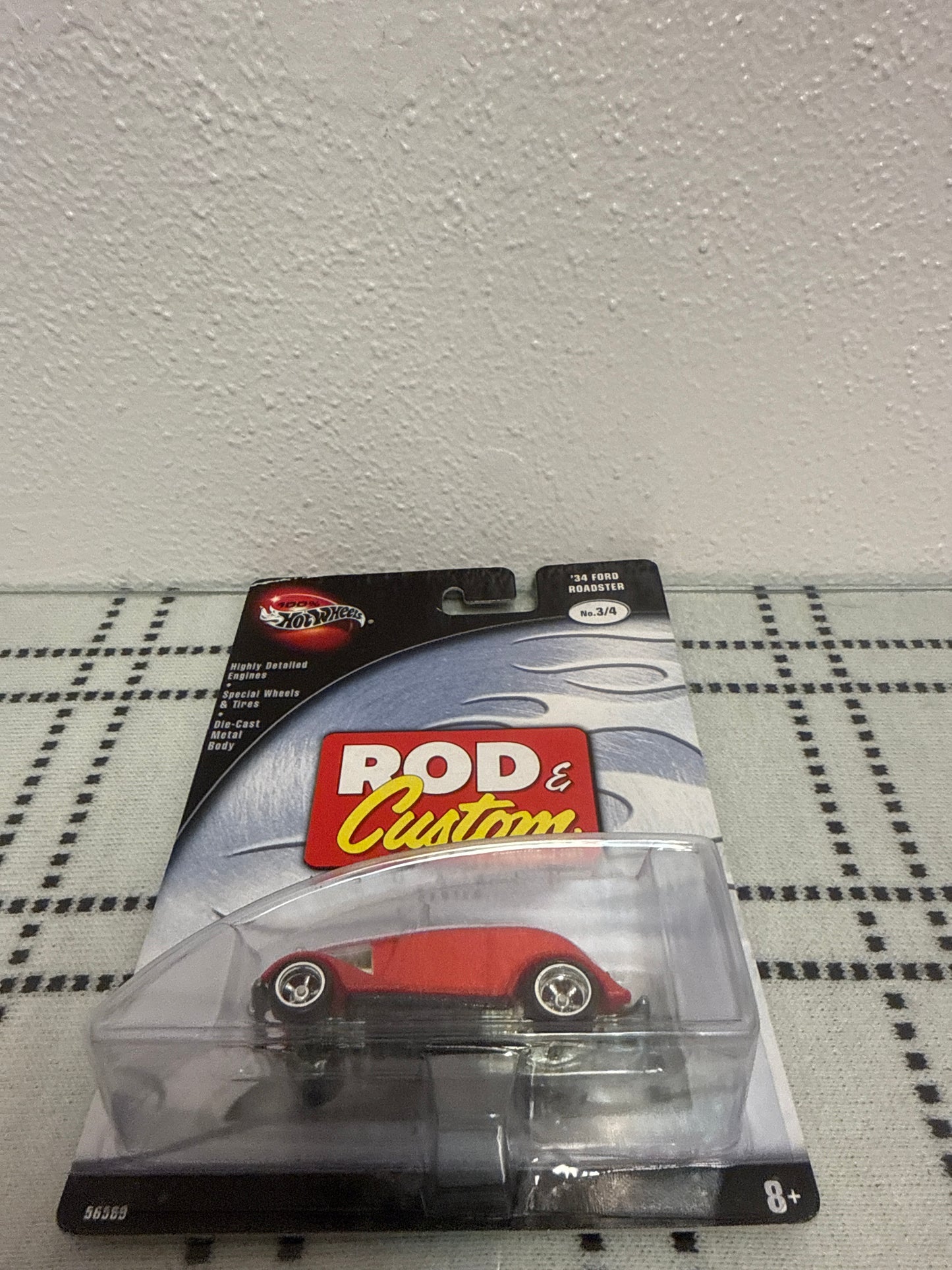 100% Hot Wheels 1934 Ford Roadster Rod & Custom Red