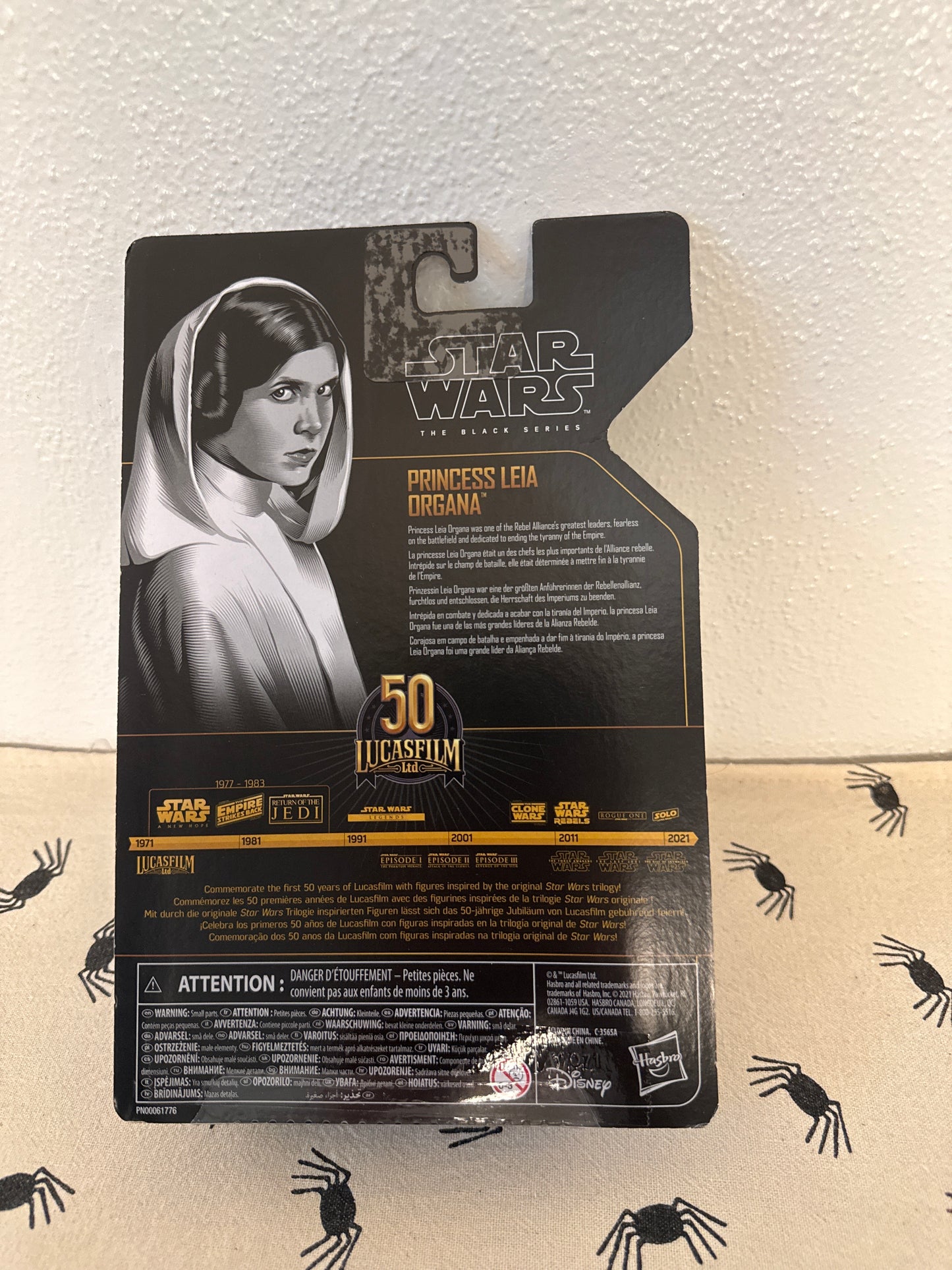 Star Wars Black Series Archive 50th Anniversary Princess Leia Organa Figure New