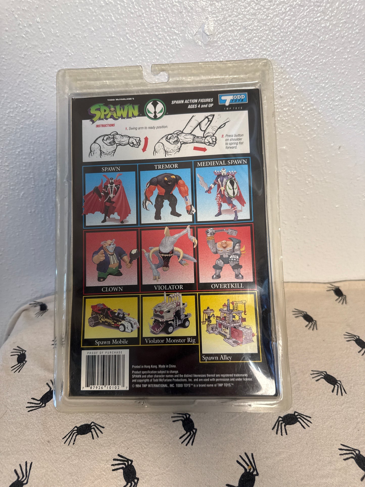 1994 McFarlane Toys Spawn Tremor Series 1 Action Figure W/ Comic Book