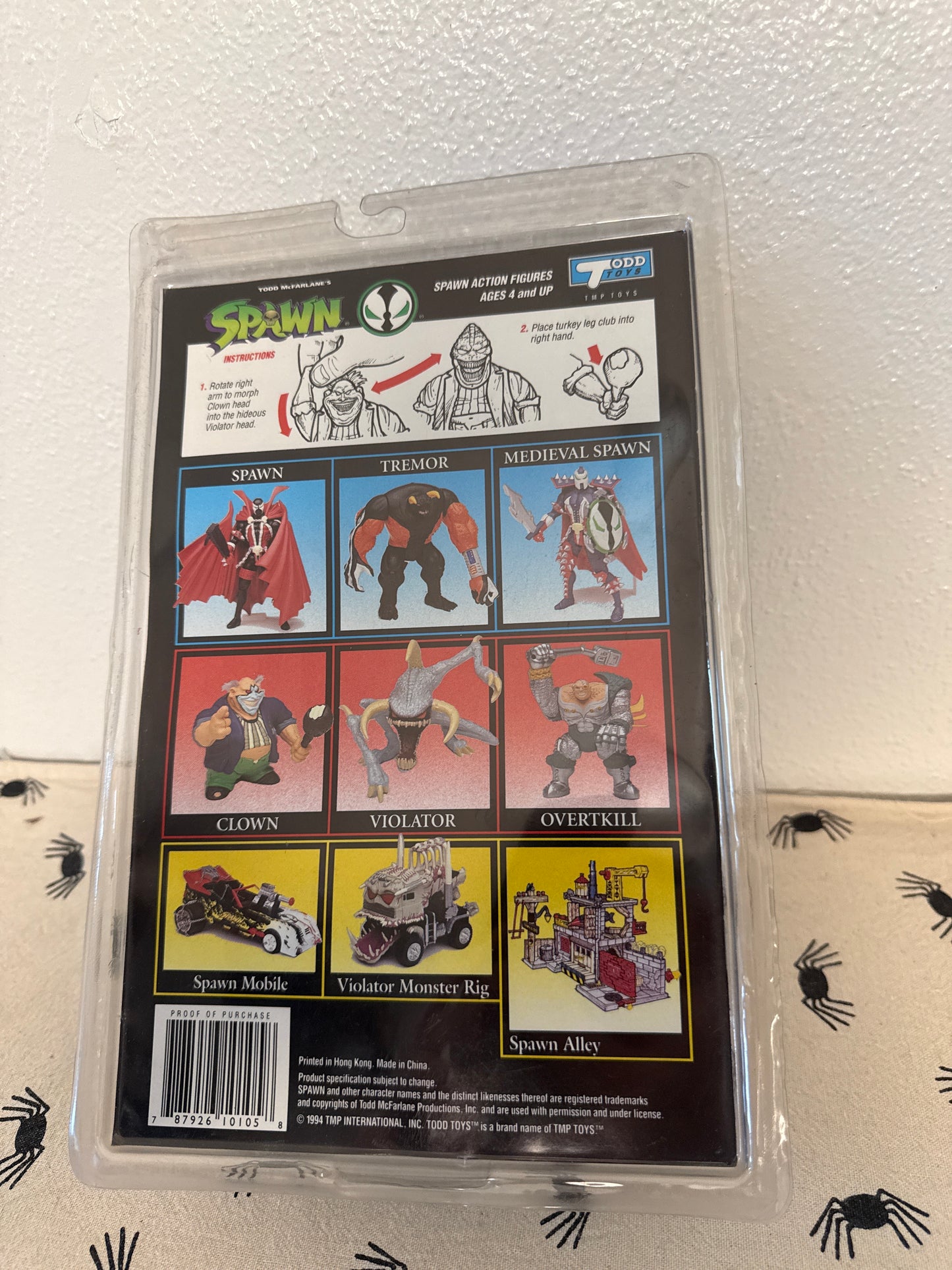 1994 McFarlane Spawn CLOWN Action Figure Series 1 w/ Special Edition Comic - NEW