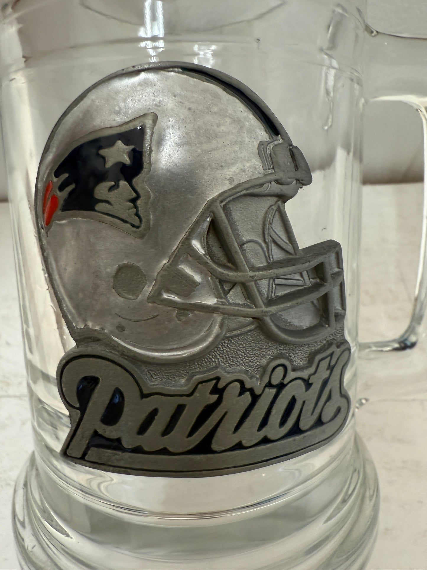 New England Patriots Pewter Helmet Mug