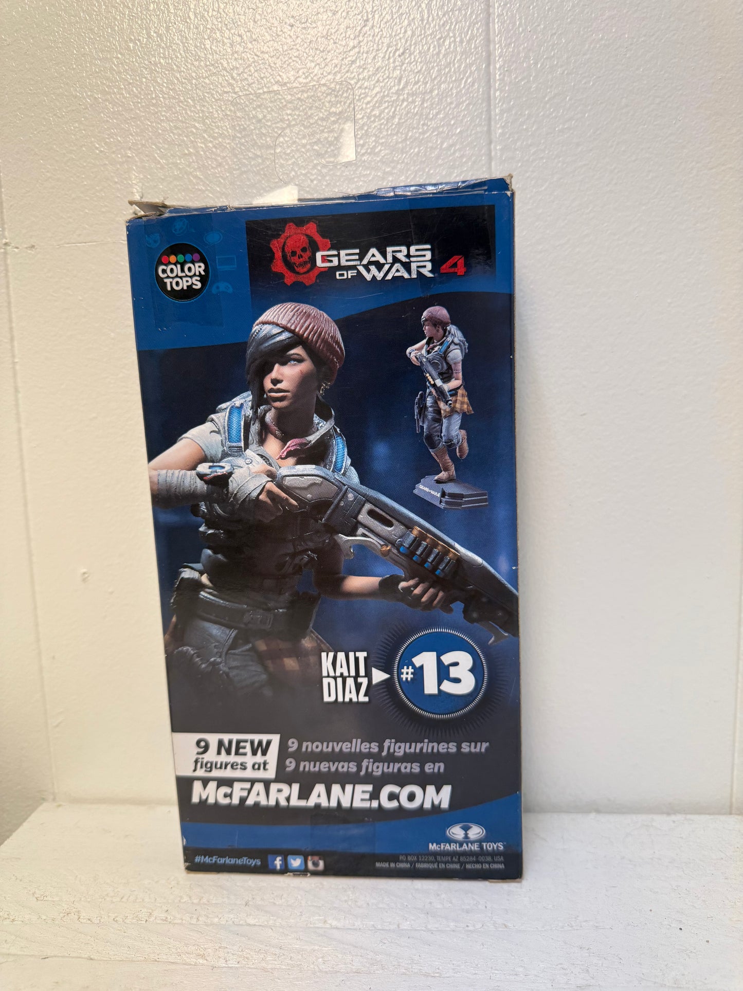 Gears of War 4 Kait Diaz 7” Action Figure #13 McFarlane Toys Color Tops 2016